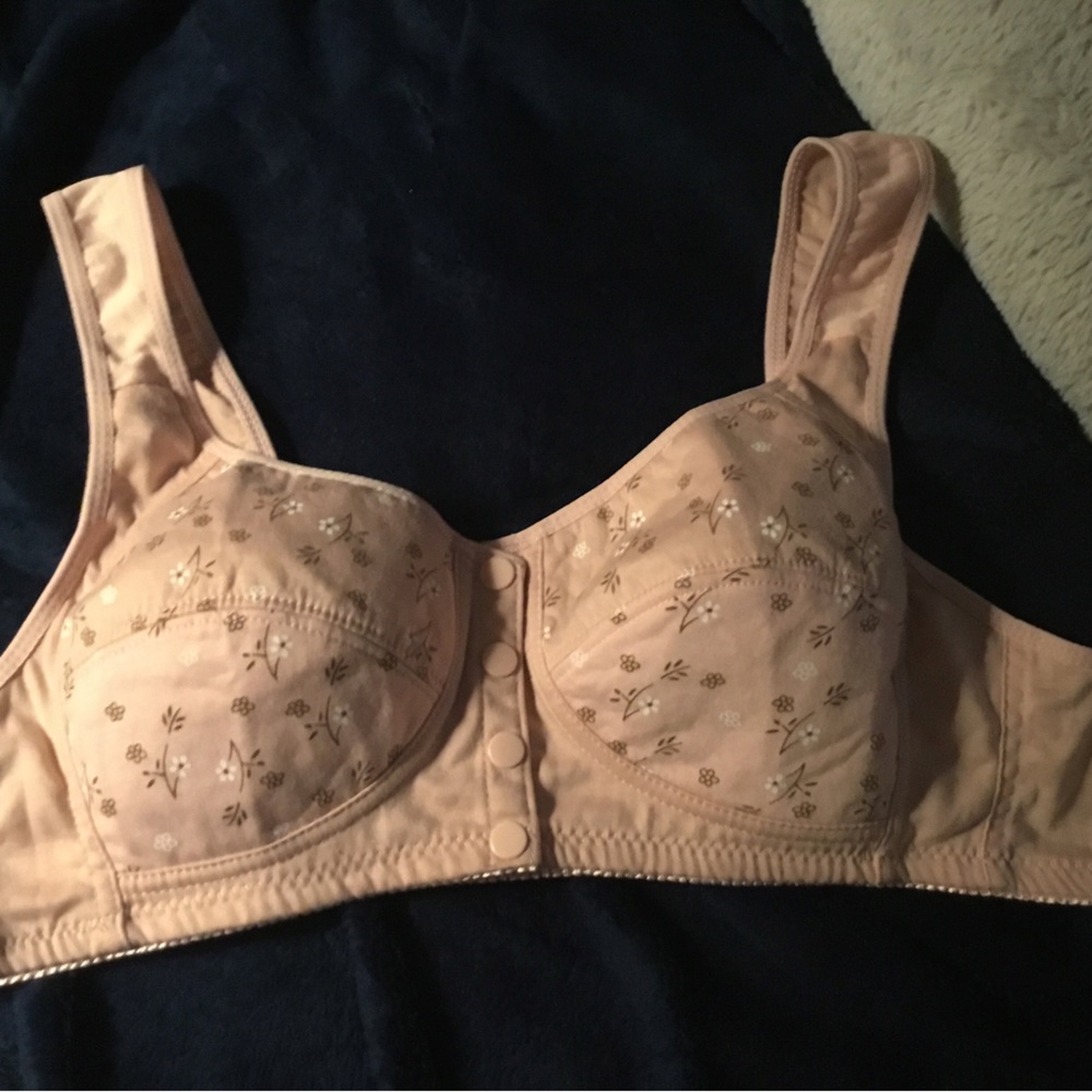 Snap Front Daisy Bra ~ light pink ~ size 2XL ~ new